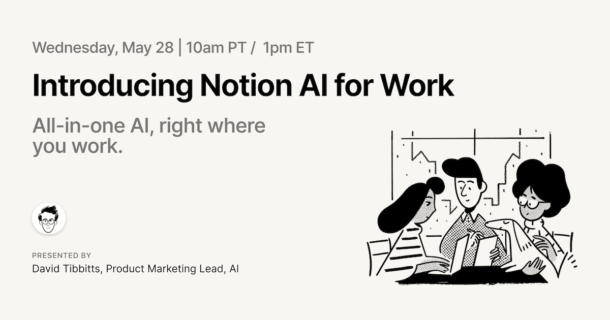 Introducing Notion AI for Work