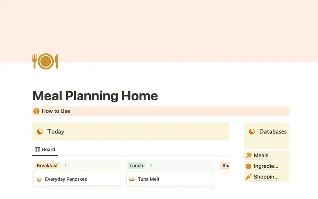 Meal Planning