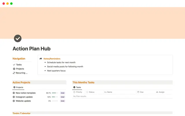 Action Plan Hub
